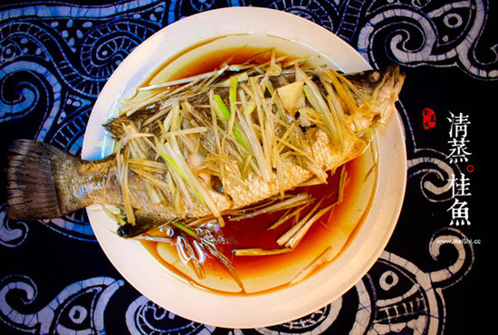 Steamed Mandarin Fish recipe