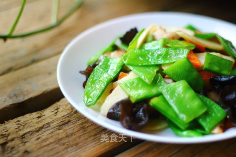 Vegetables When Fried Snow Peas recipe