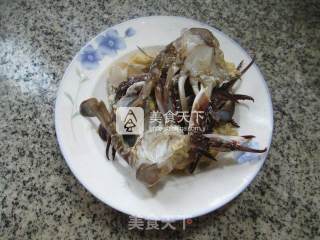 Boiled Vermicelli with Green Vegetables and Crab recipe