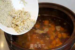 Kuaishou Lazy Meal-black Millet Purple Potato Pumpkin Porridge recipe