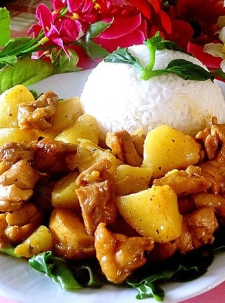 Curry Chicken Rice