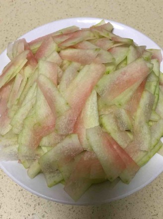 Quick Cold Watermelon Peel recipe
