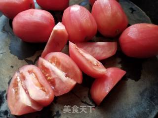 Scrambled Eggs with Chinese Cabbage and Tomato recipe