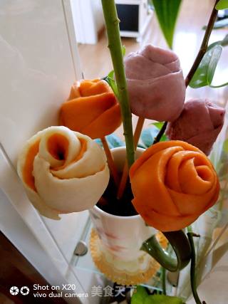 Rose Buns Bouquet recipe