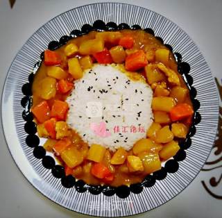Panda Curry Chicken Rice, Don't Want It Cute recipe