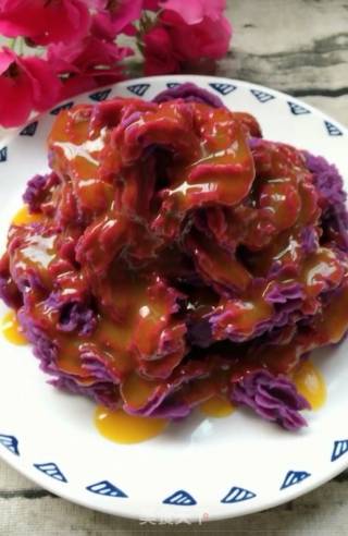 Purple Potato Mashed with Orange Juice recipe