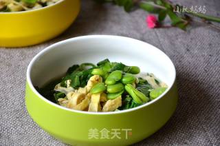 #春食野菜香#malantou Douban Egg Skin Soup recipe