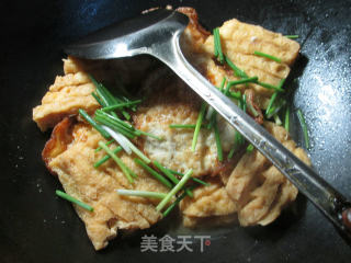 #trust of The Beauty# Dried Tofu with Lotus Leaf Egg and Orchid recipe