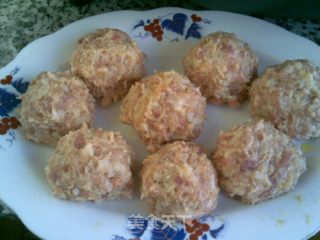 Meat Ball with Soy Sauce recipe