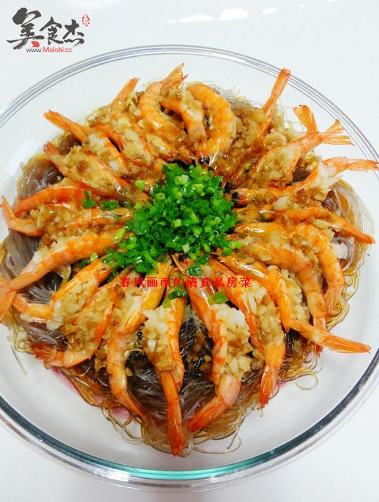 Shrimp with Garlic Vermicelli recipe