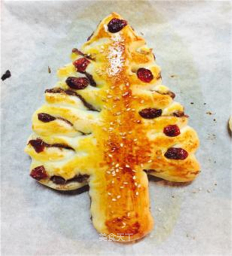Christmas Tree Bread-works of The 2nd Lezhong Baking Competition recipe