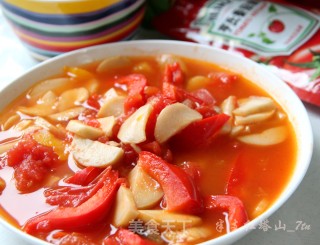 Braised Apricot Baoru with Tomato recipe