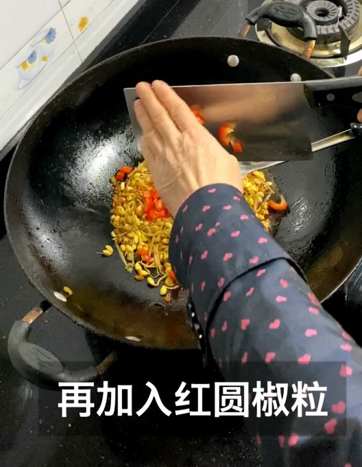 Stir-fried Soybean Sprouts with Its Delicious Licking Plate recipe