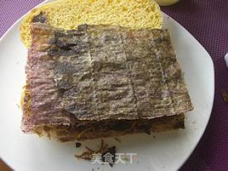 Seaweed Pork Floss Bread recipe