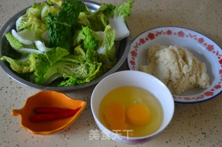 Stir-fried Okara with Yellow Cabbage recipe