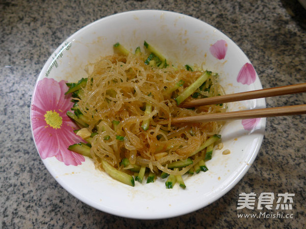 Cucumber Mixed Jellyfish Skin recipe