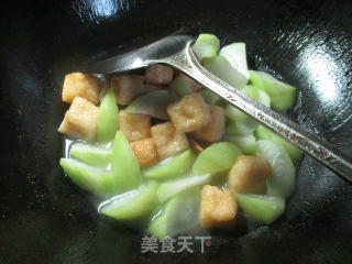 Small Oil Tofu Boiled to Bloom at Night recipe