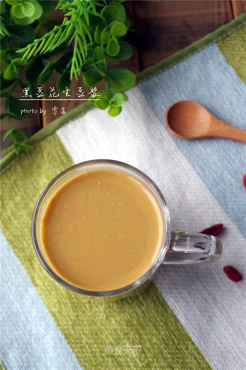 【health Drinks】black Bean Peanut Soy Milk recipe