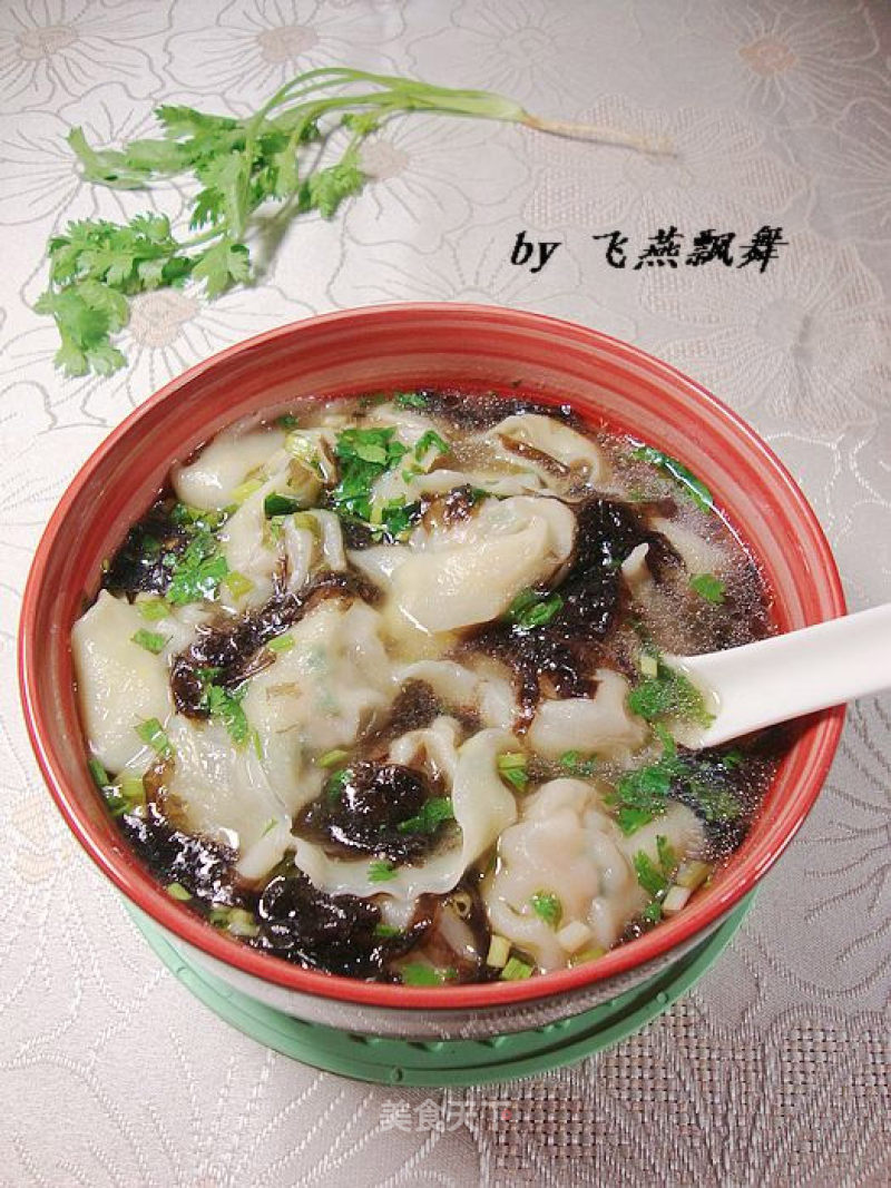Fresh and Delicious -------【coriander and Fresh Meat Wonton】