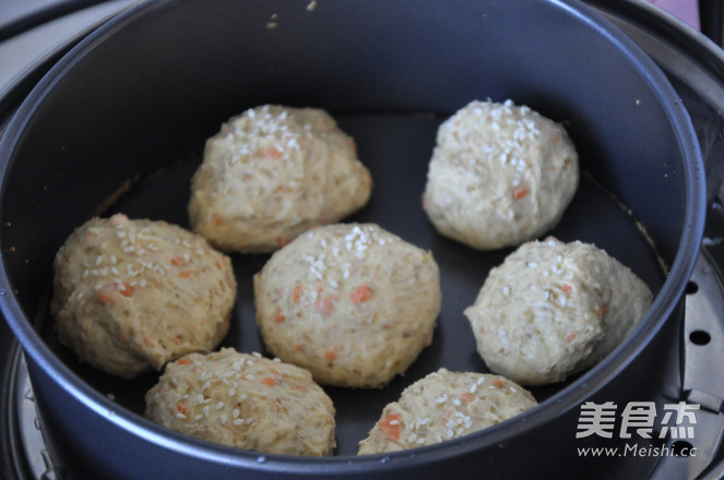 Whole Wheat Carrot Meal Buns recipe