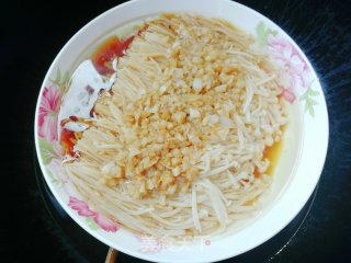 Enoki Mushroom with Garlic recipe