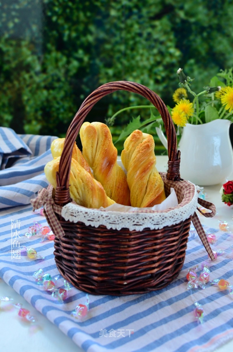 #四session Baking Contest and It's Love to Eat Festival# Coconut Syrup Small Twist recipe