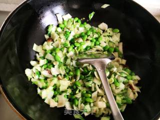 Stir-fried Edamame with Pickled Cauliflower recipe