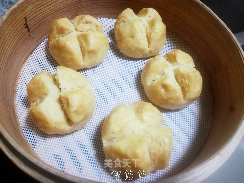 Sweet Potato Oatmeal Flowering Buns recipe