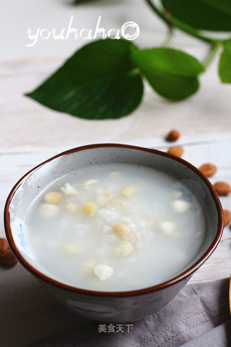 #秋滋阴润肺#sweet Almond Porridge recipe