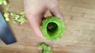 Bitter Gourd and Purple Sweet Potato Cake recipe