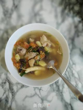 Ginseng Wild Mushroom Chicken Soup recipe