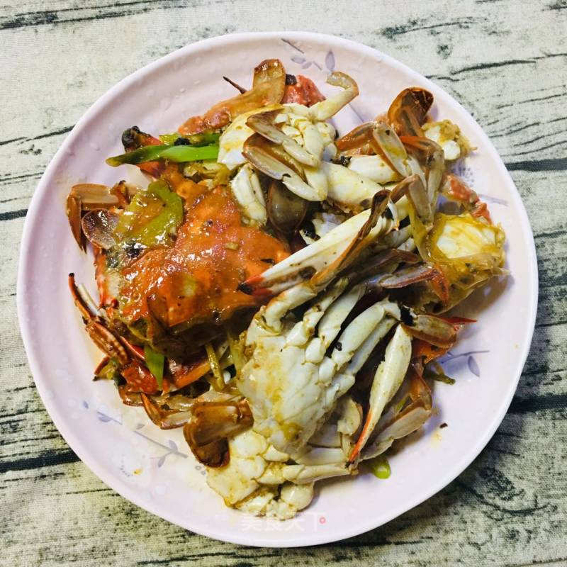 Stir Fried Flower Crab