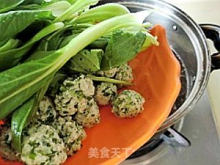 【lu Cai】boiled Coriander Balls recipe