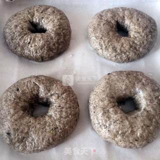 #aca烤培明星大赛#black Sesame Whole Wheat Bagels recipe