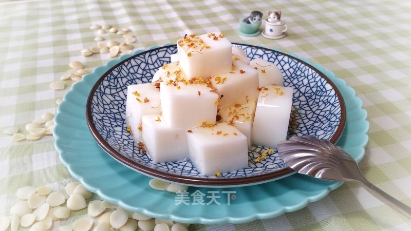 Osmanthus Almond Tofu recipe