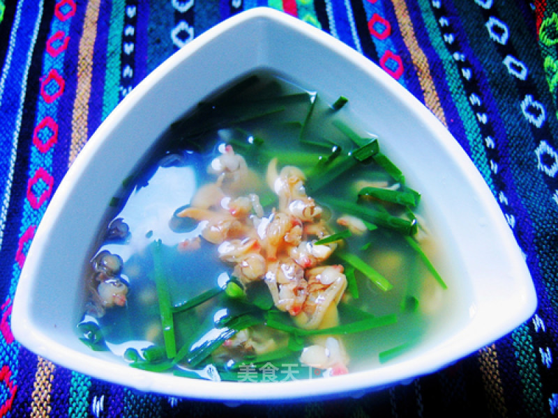 Leek Boiled Clam Meat recipe