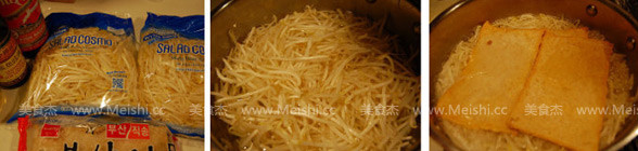 Fish Cake Bean Sprouts recipe