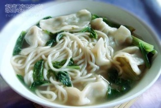 Dumpling Noodles in Clear Soup recipe