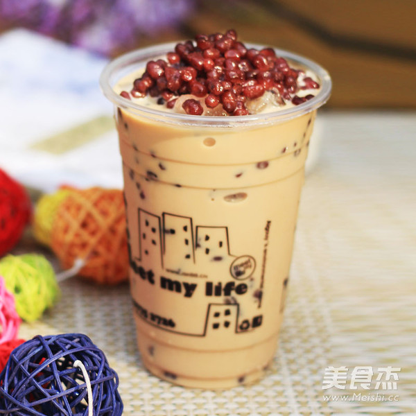 Red Bean Milk Tea (creamer Version) recipe