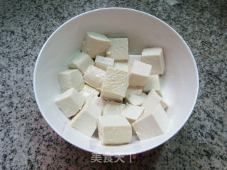 Spicy Sausage Steamed Tofu recipe