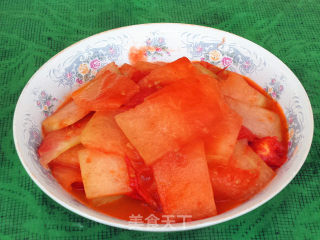 Roasted Winter Melon with Tomatoes recipe