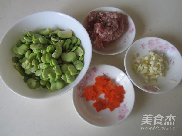 Stir-fried Broad Bean Rice with Minced Meat recipe