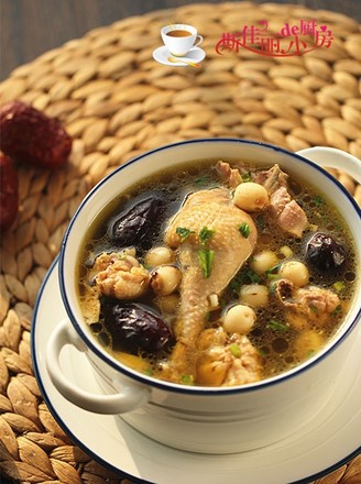 Chicken Soup with Red Dates and Lotus Seeds recipe