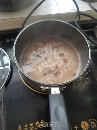 "porridge" Red Bean Yam Egg Porridge recipe