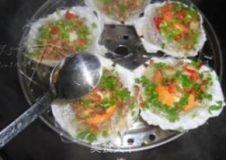 Steamed Scallops with Garlic Vermicelli recipe