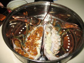 Steamed Lobster with Garlic recipe
