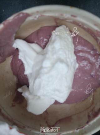 Purple Sweet Potato Chiffon Cake recipe