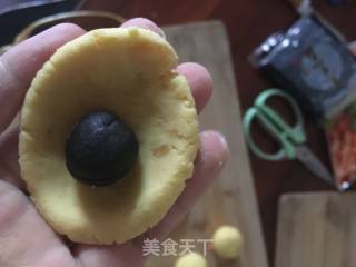 Sweet Potato Flavour Cheese Yuanzi Black Sesame Yuanzi recipe