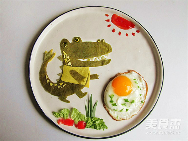 Spring Cakes Cleverly Make Crocodile Fun Meal recipe