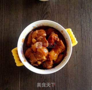 Stewed Pork Feet with Fermented Bean Curd recipe